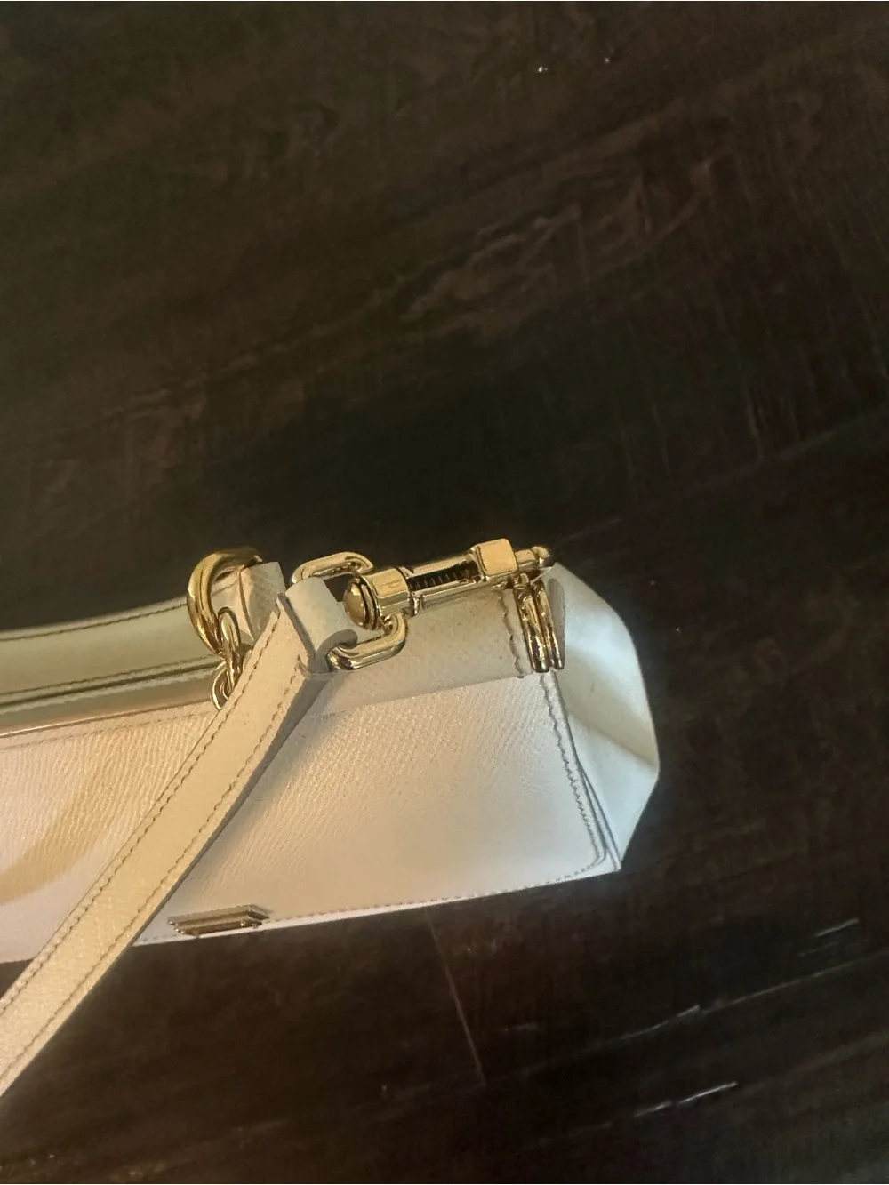 Dolce & Gabbana Top-Handle Satchel with Gold Hardware (removable strap)